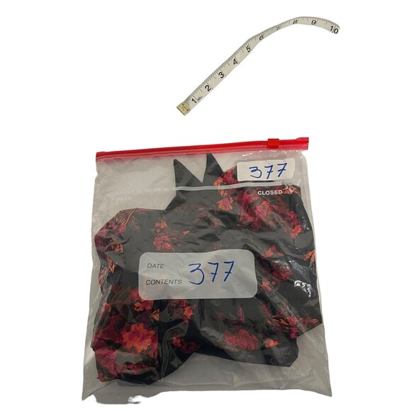 Free People Summer in Sicily Top Medium Halter Cropped Floral Satin Tie NWOT - Picture 8 of 11